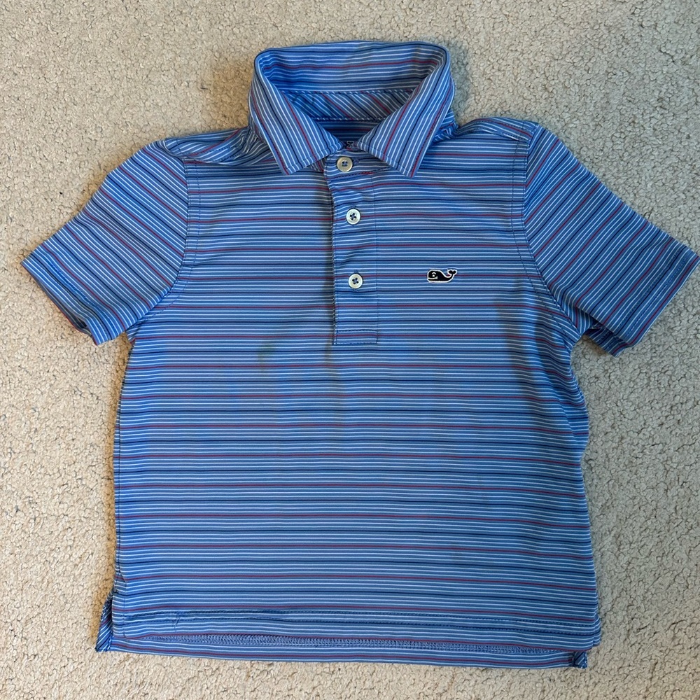 Vineyard Vines Kids Multicolor Striped Polo